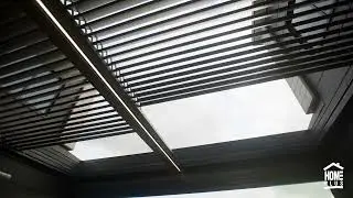 Introducing the NEW Sunfold retractable louvre roof