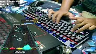 Xi - Freedom Dive Clone Hero - Keyboard - All Taps - Not FC - 379.467