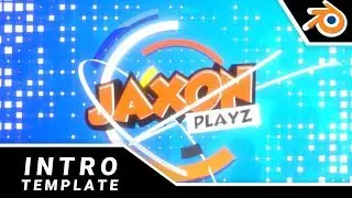 FREE Blender 2D Intro Template 2019 | Jaxon Plays | FREE DOWNLOAD + 60FPS
