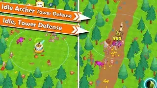 Idle Archer - Tower Defense - Gameplay 🦝 | Idle tower defense RPG game [11/2022]