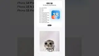 IPHONE X GADAPET IOS 18, udah saatnya milih iPhone SE? 😶🗿 #apple #ios #ios18 #iphone #iphonex
