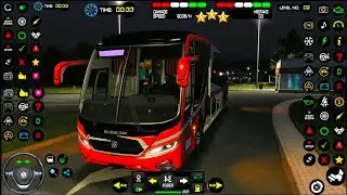 Coach Bus Simulator 3D - Real City Bus Driving  - Android gameplay