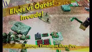 Kings of War Fast Batrep Noble Elves Vs Ogres 2300pts