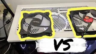 PC FANS Testing Out Cheap Vs Expensive. UpHere, Arctic P12, Thermaltake.