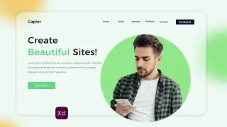 Adobe XD Web Design Tutorial For Beginners | Website Design