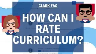 CLARK FAQ - How Can I Rate Curriculum?