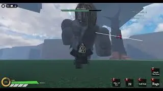 The Power of Dragon Breath - Untitled Attack On Titan Game - Roblox