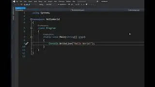 Running a console application in VS2019
