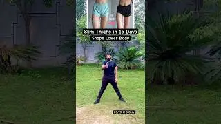 Exercise For THIGHS & HIPS FATLOSS / Shape Thighs & Glutes 🍑/ #ytshorts