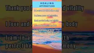 ✨Healing Affirmations ✨ 528 Hz Healing Frequency (Repeat with Me)