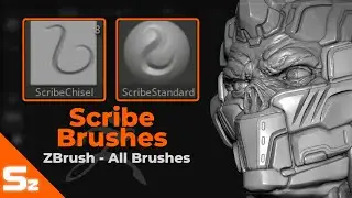 Scribe Brushes: ZBrush All Brushes