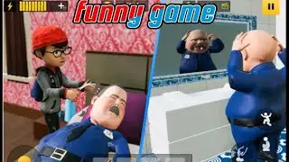 SCARY POLICE OFFICER ____😄 FUNNY GAME