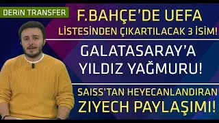 GALATASARAY’A YILDIZ YAĞMURU! SAISS’TAN HEYECANLANDIRAN ZIYECH PAYLAŞIMI! TRANSFER HABERLERİ