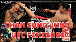 Chan Sung Jung The Korean Zombie UFC Finishes -#ufc #chansungjung #thekoreanzombie #fightnight #mma