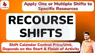 How does Resource Shift Calendar in Primavera P6 work | Scheduling With Shifts in Primavera P6 | 