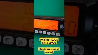 UK first look at the CRT SS8900 and the bands are dead of course!!!! #cbradio #hamradio