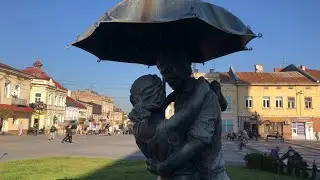 Дрогобич, площа ринок 4K | Drohobych 4K