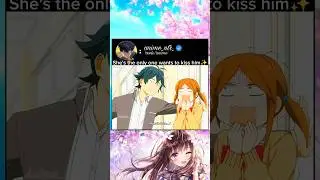 she's the only one wants to kiss him to  