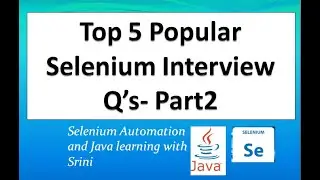 #SeleniumInterview