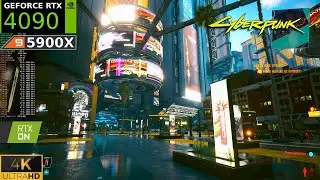 Cyberpunk 2077 | RTX 4090 4K DLSS, Psycho Ray Tracing | Ryzen 9 5900X
