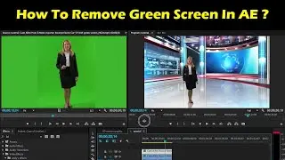 How to Remove Greenscreen in Adobe After Effect || Shamraiz Warraich