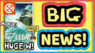 BIG Nintendo Switch News JUST DROPPED! | TOTK HUGE Sales, ZELDA MOVIE, OLED  Price CUT? & MORE!