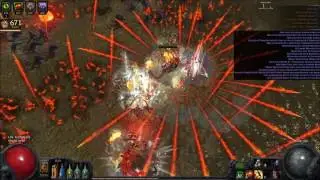 2.2 Path of Exile - Lvl 85 BM Oro's Flicker : Arid Lake (T9) map. [All Flashback Mods]