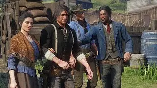 John and Javier fight over Abigail | RDR2 Model Swap