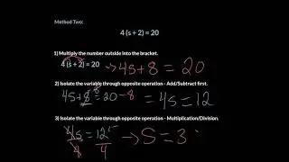 10.4 Two Step Equations a(x+b)=c