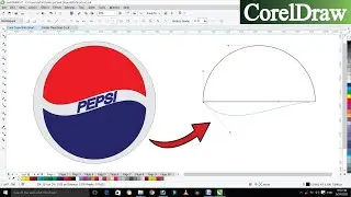 Corel Draw पर Pepsi का Logo Design कैसे करे? || How To Make Pepsi Logo in Corel Draw?