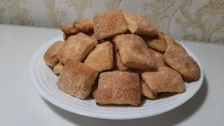 ПЕЧЕНЬЕ из того что было.Сахарное печенье на кефире за 10 минут.Приготовят даже дети.