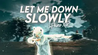 Let Me Down Slowly (4K) | BGMI Montage | iPhone XR