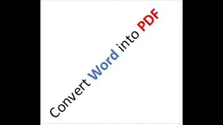 How to Convert Word Cv into PDF 💡🤓