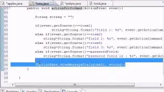 Java Programming Tutorial   54   Event Handler Program