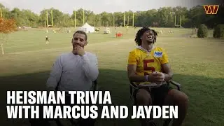 Heisman Trivia with 2014 Winner Marcus Mariota & 2023 Winner Jayden Daniels | Washington Commanders