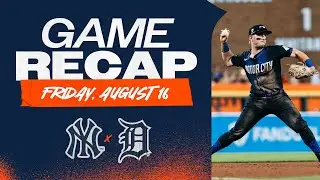 Tigers vs. Yankees Highlights | 8/17/24