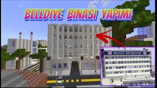 ŞEHRİME BELEDİYE BİNASI YAPTIM - Minecraft modern evler
