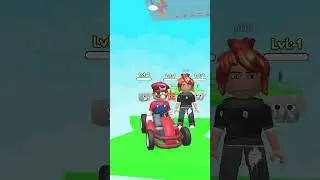 MARIO CART BEAT BACON IN OBBY 😂🥓 