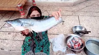 Fish cutting skill By Gull Baji,#trending #food #fish cutting skill#viralvideo