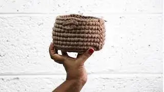 Crochet Small Basket Kokob 3 | 3 סל סרוגה קטן קוקוב