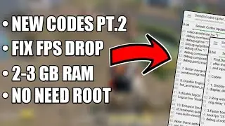 New Setedit Codes For Gaming | System Table | No Root | 2-3 GB Ram supported