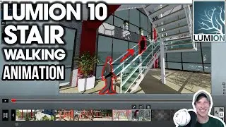 Animating People Walking Up and Down Stairs in Lumion!