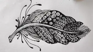 Relaxing Drawing Techniques || Art Therapy For Stress & Anxiety || Zentangle Art || Doodle Art || 2