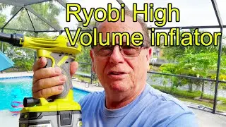 Ryobi High Volume Inflator #SUP inflator #Air inflator #pool toy inflator #airmattress