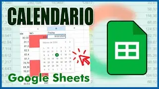 📆Como Insertar CALENDARIO FLOTANTE para seleccionar fechas en Excel de Google Sheets