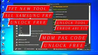 Samsung frp 6,7,8,9,10,11,12 free || oppo vivo mi realme unlock free || All mobile free unlock | TFT
