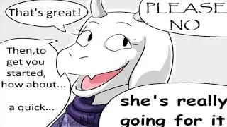 Toriel is joking part2 [ undertake mini comic dubs ]