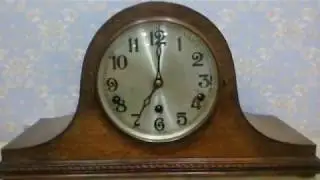 старинные настольные часы с боем Kienzle