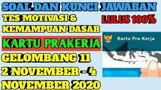 Bocoran soal dan kunci jawaban tes kartu prakerja 100% lolos