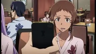 Llamada restringida | Mirai Nikki ep 13 | Reaccion
